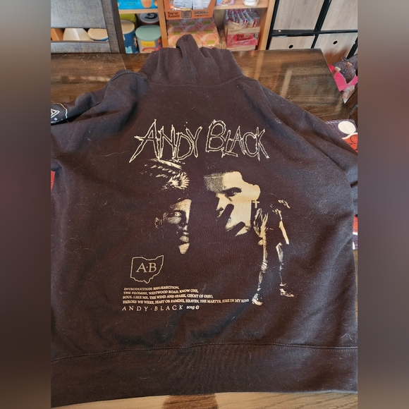 Offical Andy Black ghost of Ohio tour 2019 hoodie size xl - Picture 5 of 8